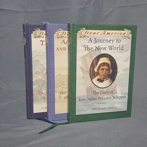 Dear America Lot of 3 Hardcover Books Pennsylvania Oregon Trail Mayflower